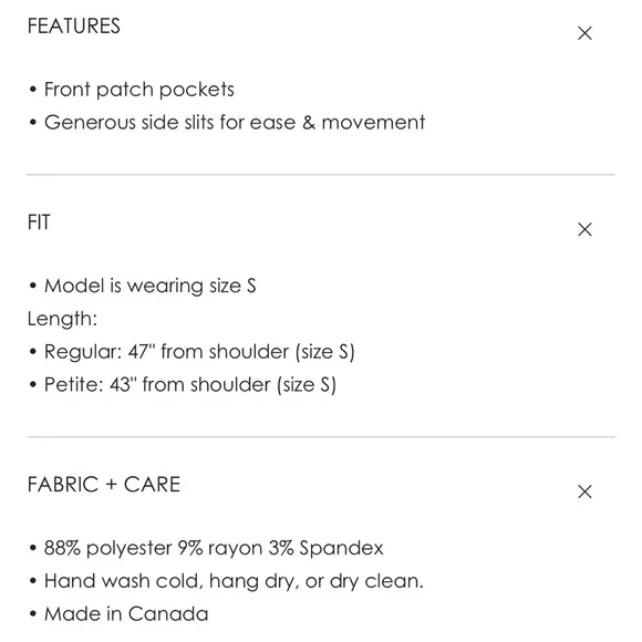 Franne Golde Bliss Duster PXS - Picture 15 of 15